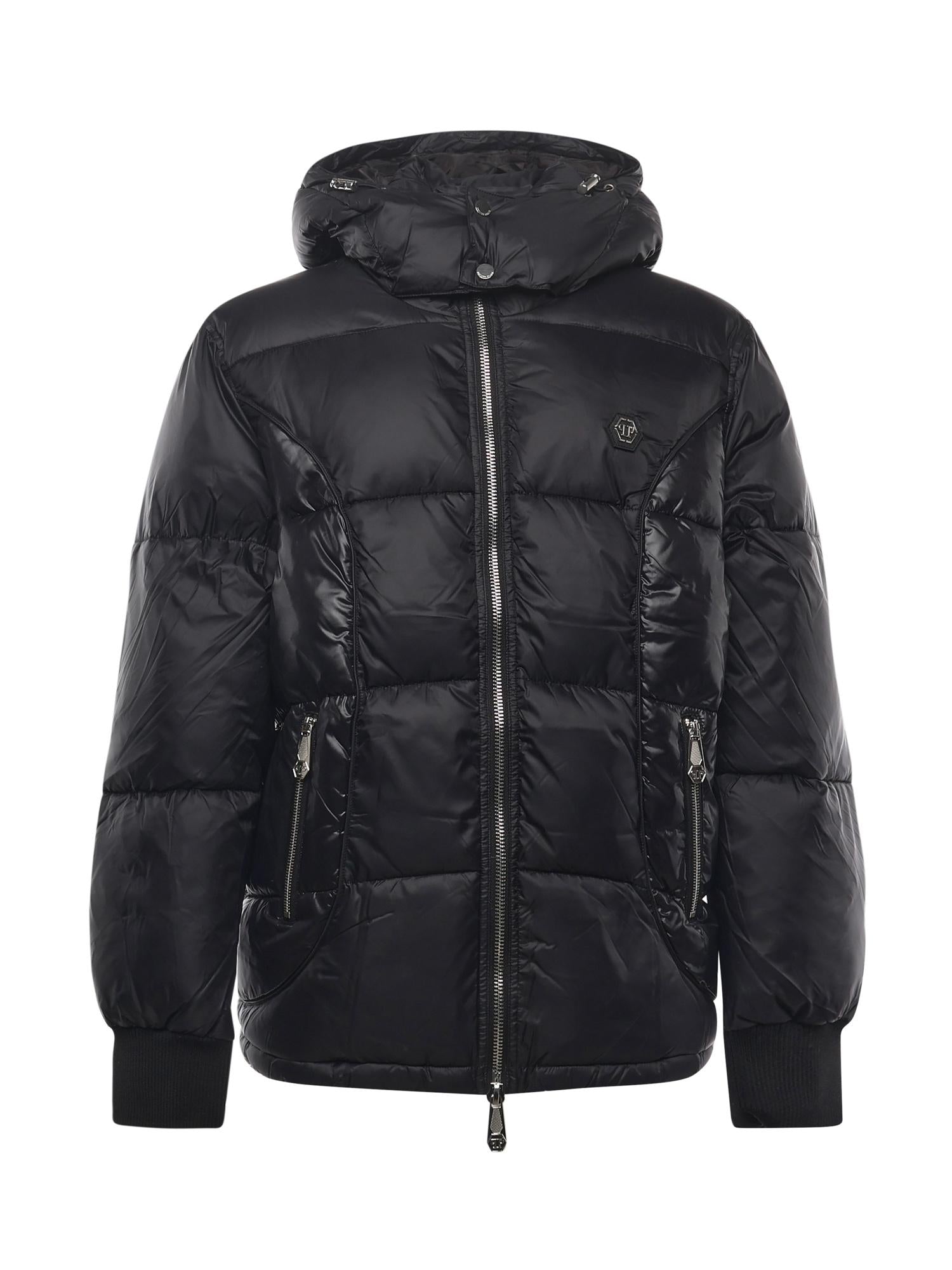 Piumino in nylon con logo FAECMRB2893 PNY00202 PHILIPP PLEIN 