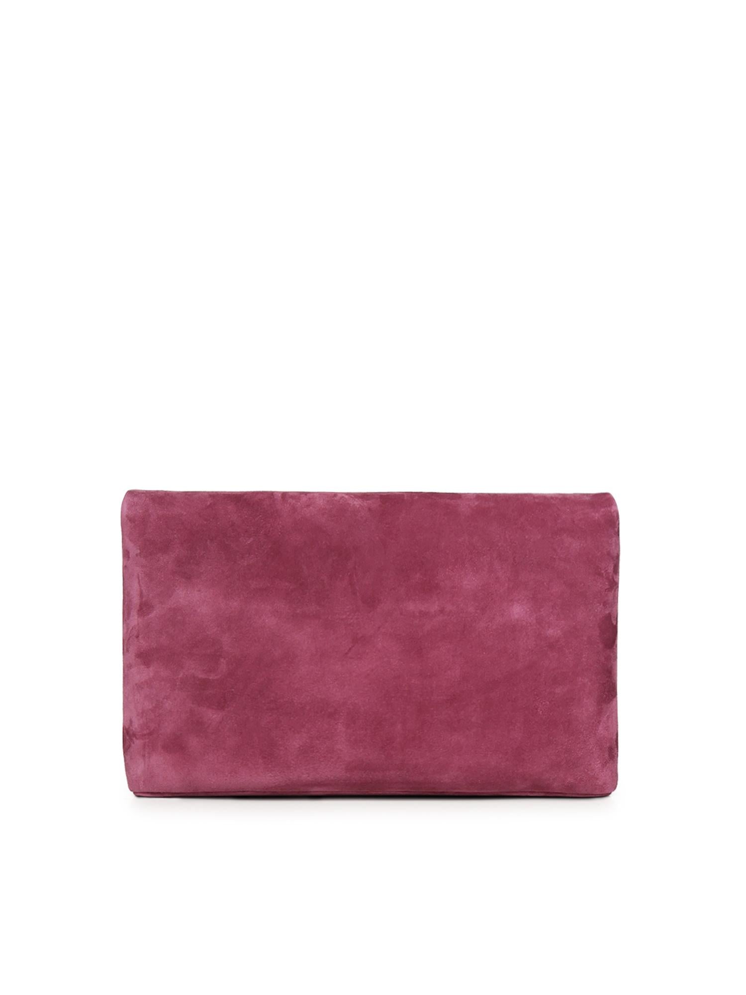Clutch Cassandre in suede 851590 1U80W6979 SAINT LAURENT 