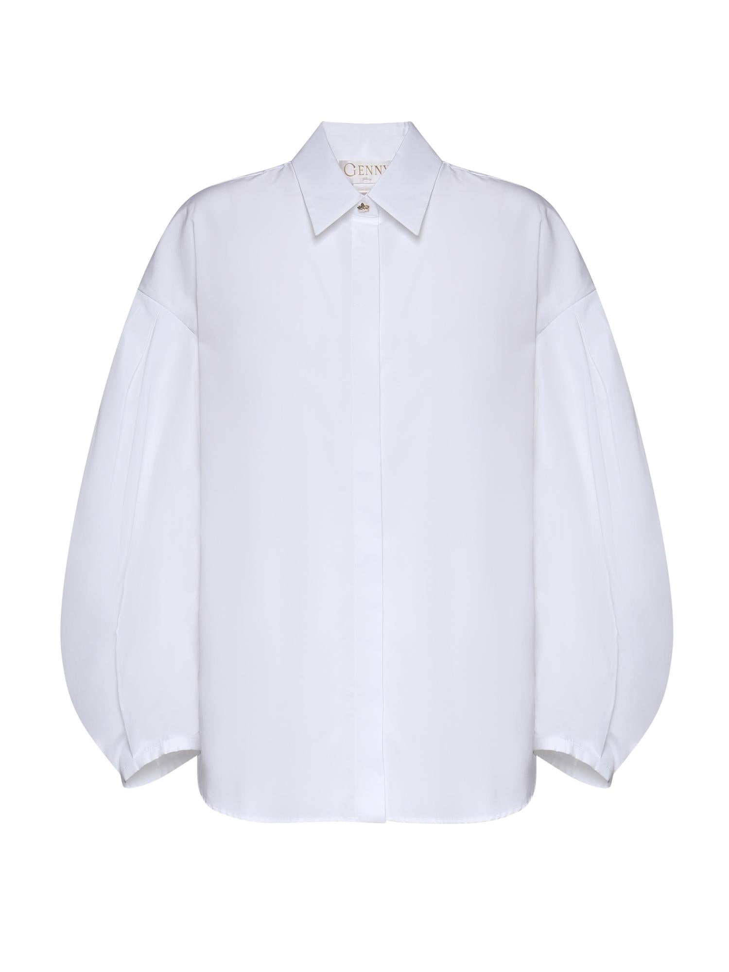 Camicia in popeline di cotone 80AAL648 N0718003 GENNY 