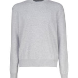 Maglia in cashmere con toppe in pelle intrecciata 772376 V2MM01180 BOTTEGA VENETA 