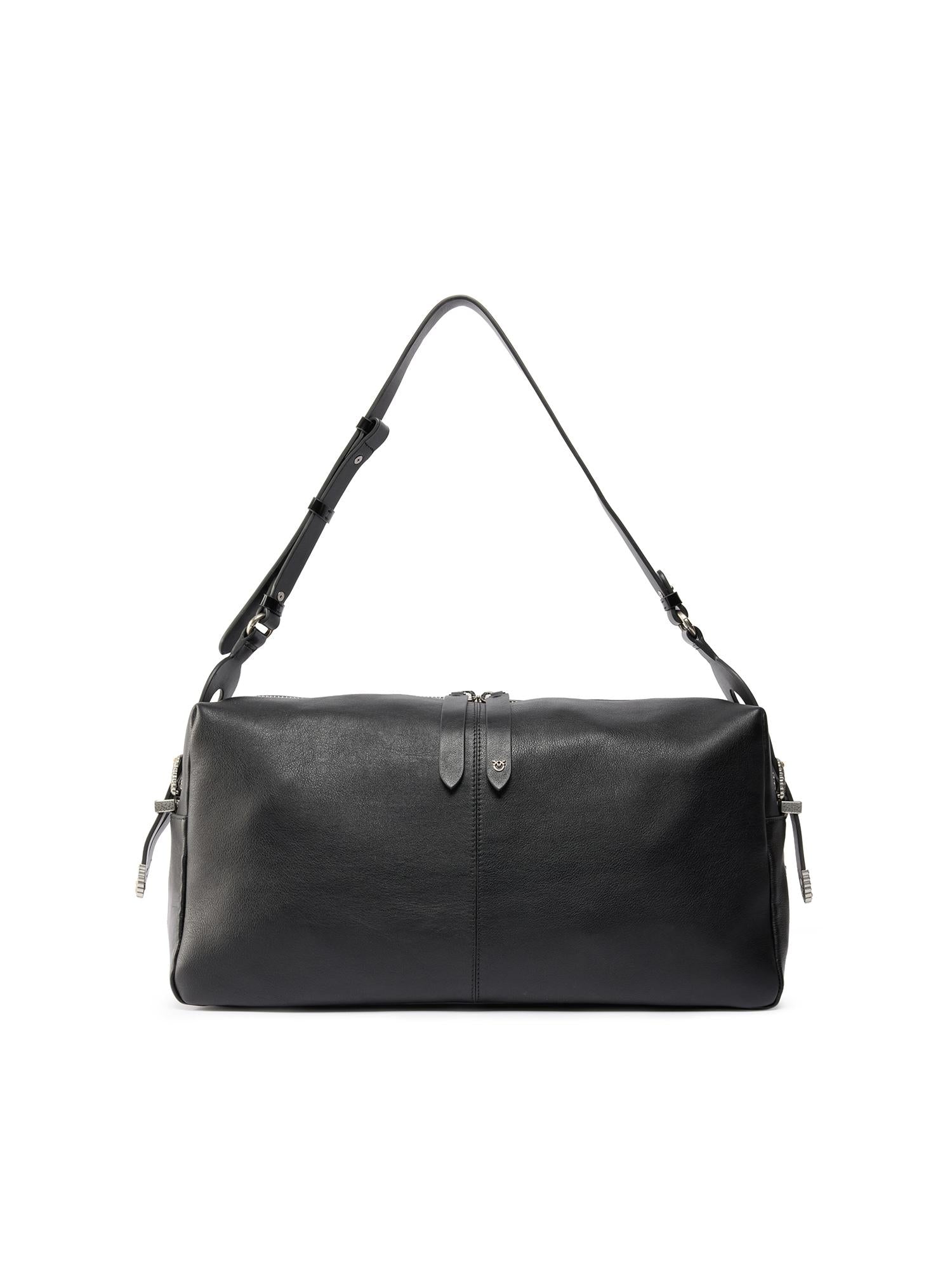 Borsa a spalla grande Keeper Bag in pelle 106678 A2JGZ99O PINKO 
