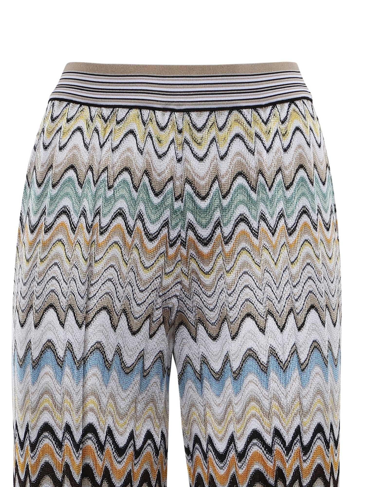 Pantaloni Wave in misto viscosa DS26SI09 BR015BSMSNN MISSONI 