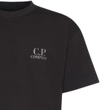 T-shirt in jersey di cotone con logo 20CMTS086A 005100W999 C.P. COMPANY 