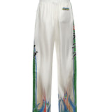Pantalone in seta MAW25TR060 01 CASABLANCA 