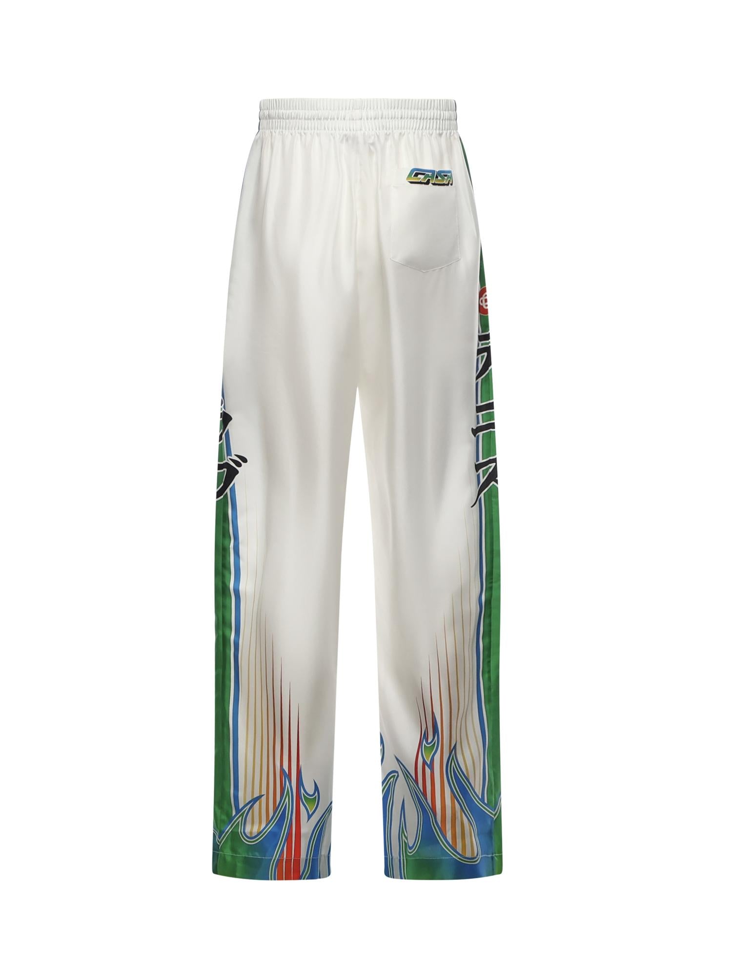 Pantalone in seta MAW25TR060 01 CASABLANCA 