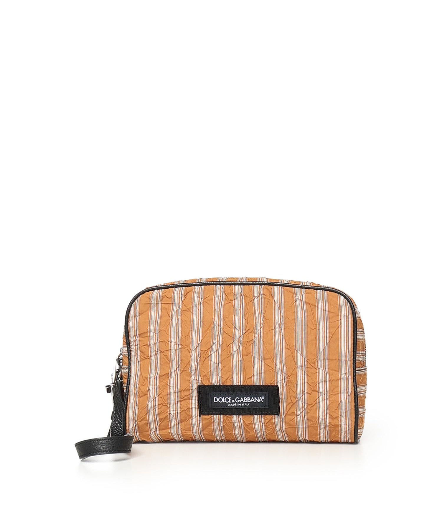 Borsa a mano in tessuto froissé e pelle BM2500 A03898W177 DOLCE & GABBANA 