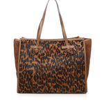 Borsa shopping Marcella in pelle con stampa BS12120 064 GIANNI CHIARINI 