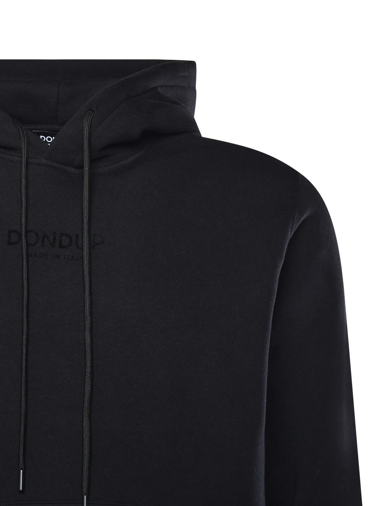 Felpa con cappuccio in cotone UF649 KF0196ULO8999 DONDUP 