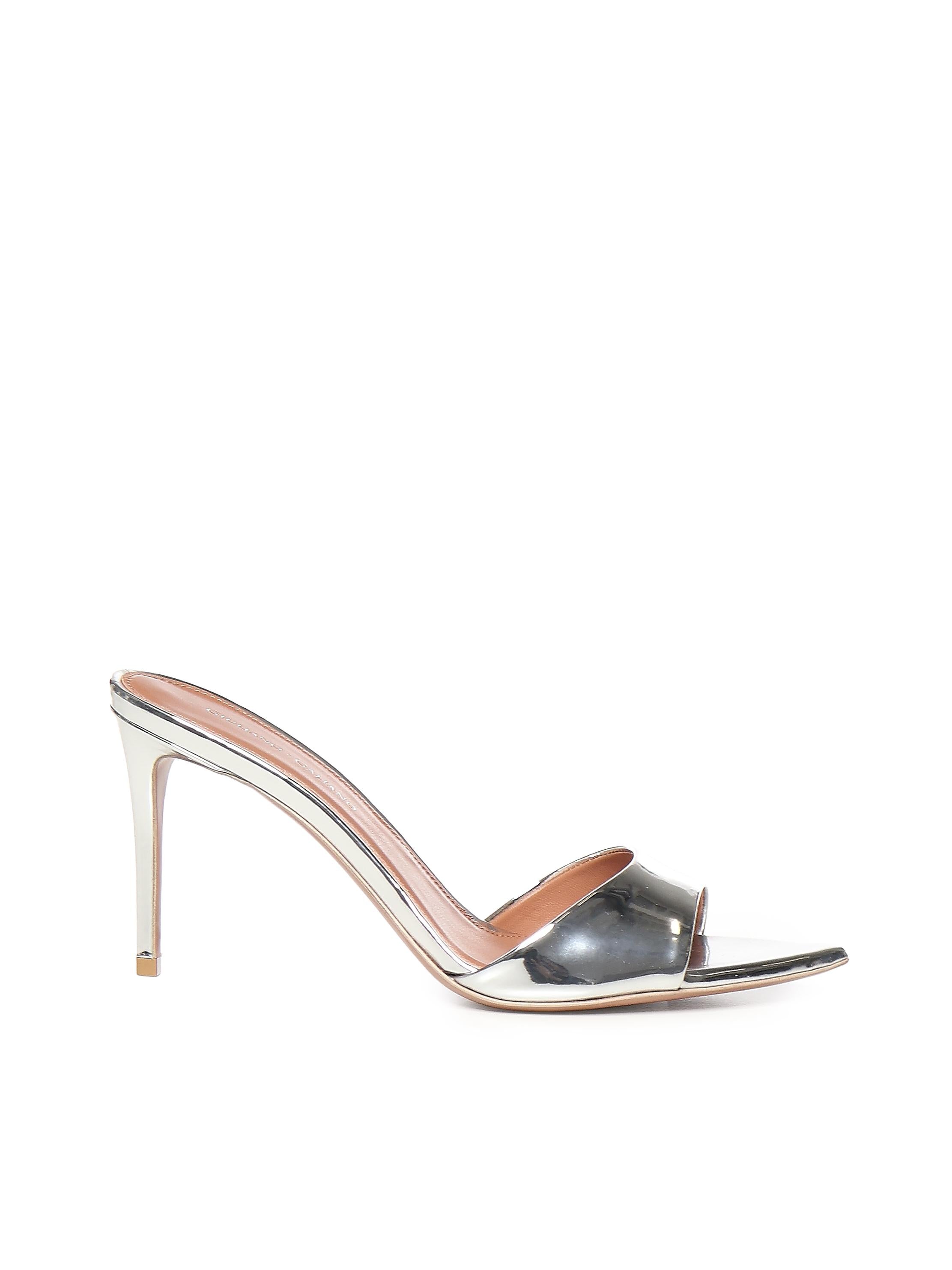 Mule Alixia in pelle specchiata ALIXIA SPECCHIOARGENTO GIULIANO GALIANO 