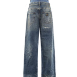 Jeans double layer in denim FTDGSD G8OH5S9001 DOLCE & GABBANA 