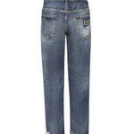Jeans loose in denim di cotone GYJDAD G8NX2S9001 DOLCE & GABBANA 