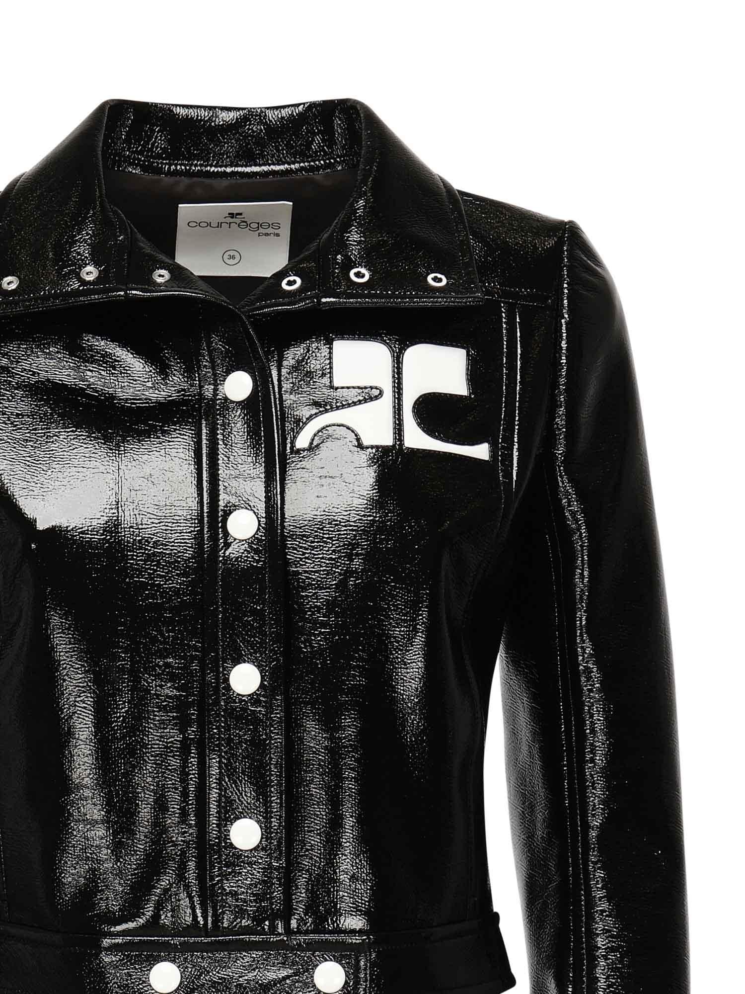 Giacca Reedition in vinile PERCBL005VY0014 9999 COURREGES 