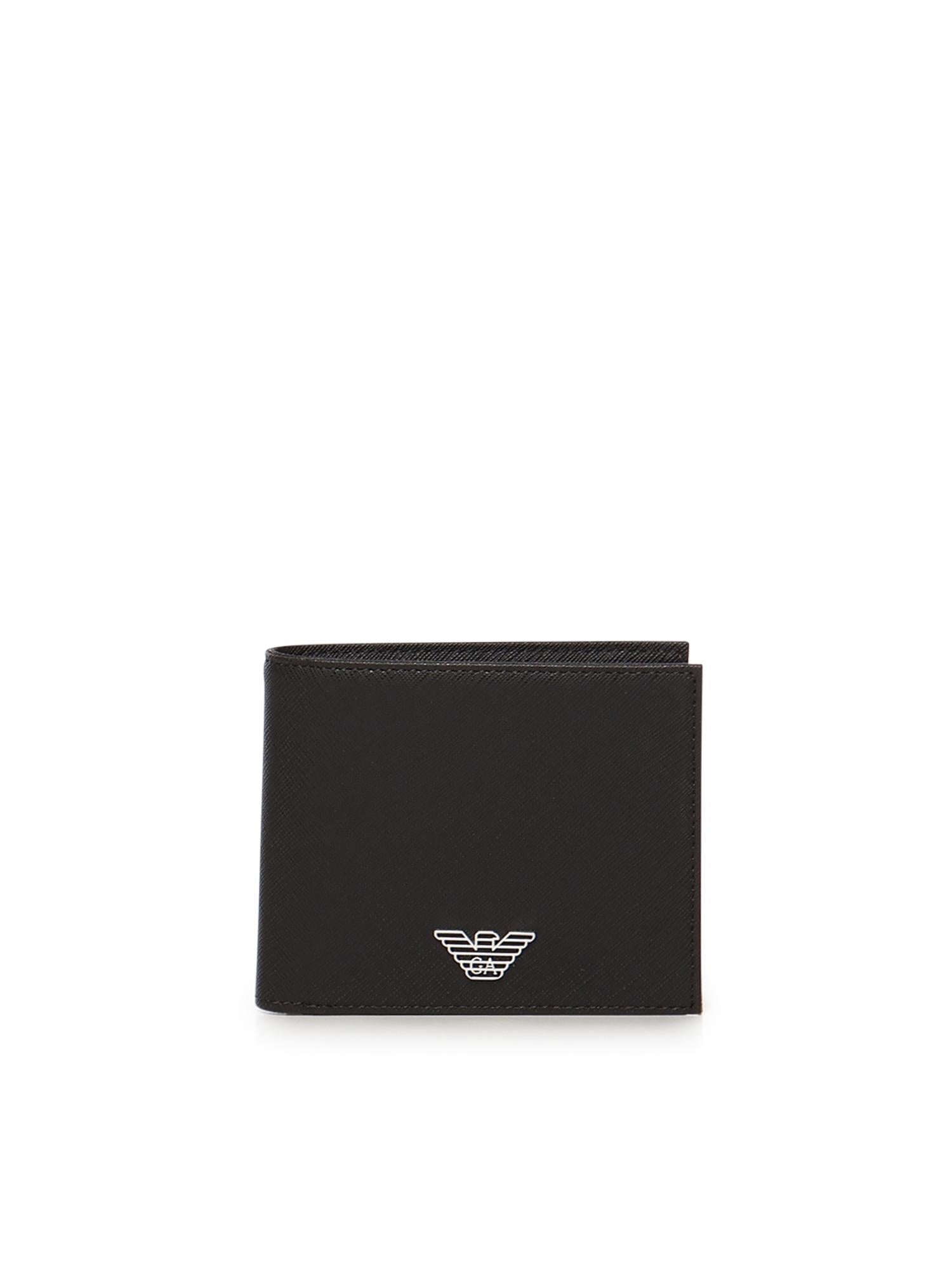 Portafoglio bifold in saffiano EM002521 AF13666UB104 EMPORIO ARMANI 
