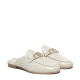 Slippers in pelle con logo SA5035PX460S3625  LIU JO 