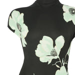 Abito drappeggiato con stampa AA9R3173J120D A74 ALAIA 