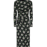 Abito midi in charmeuse di seta con stampa F664HT FSA85HX6BX DOLCE & GABBANA 