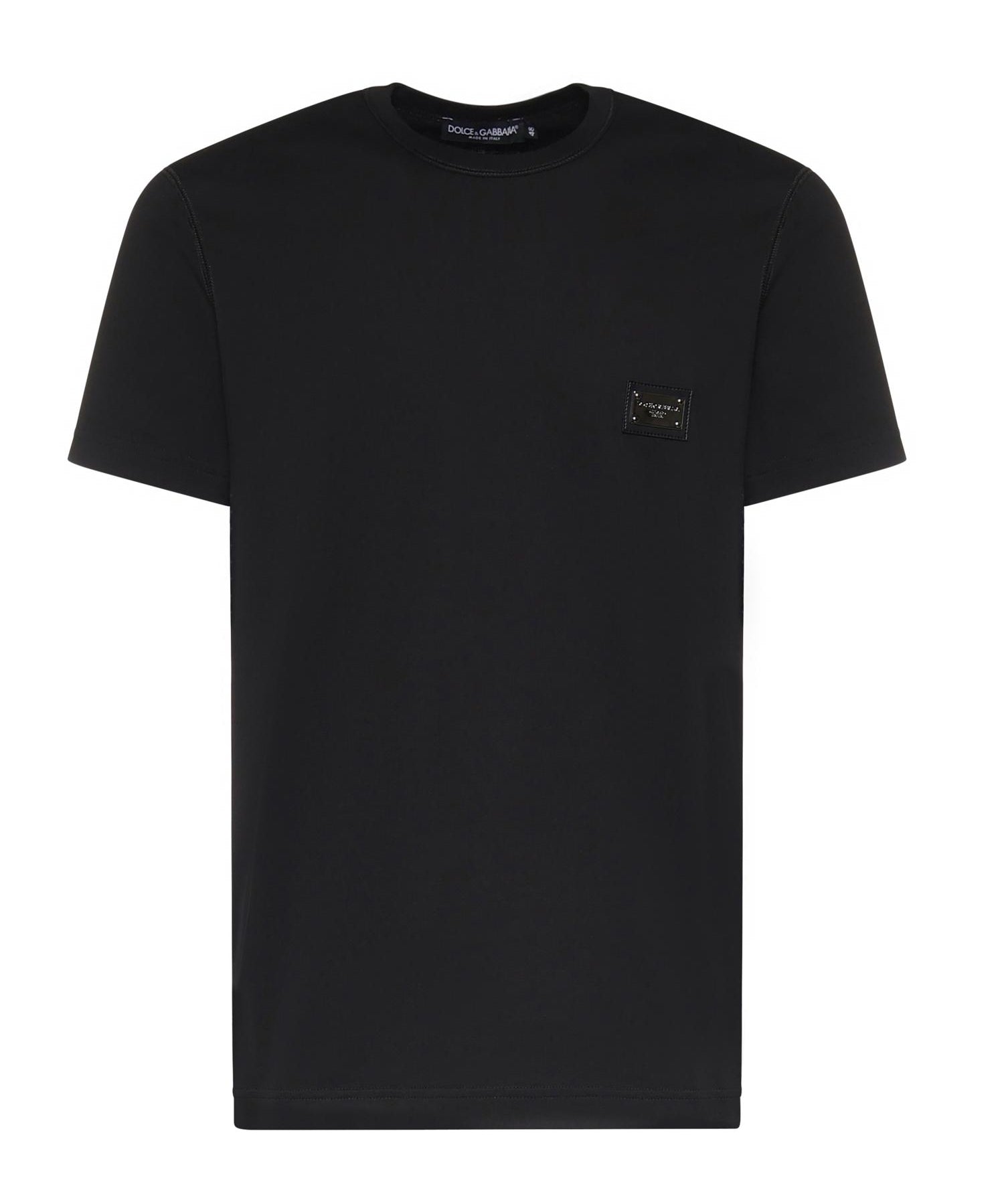 T-shirt in jersey di cotone con logo G8PT1T G7P1BN0000 DOLCE & GABBANA 