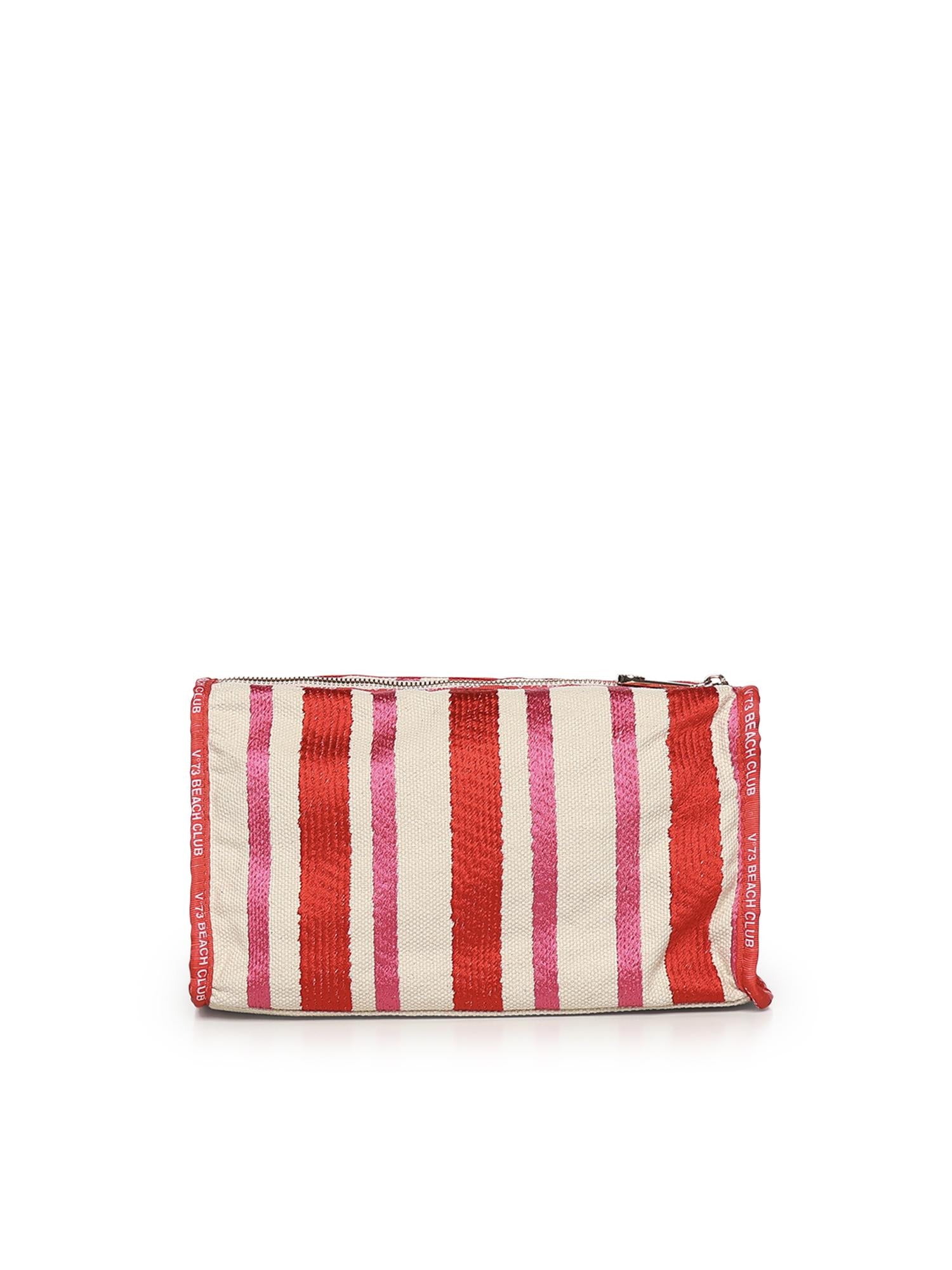 Clutch con logo 73BS9MV04R ILENEROSSO/MULTICOLOR V° 73 