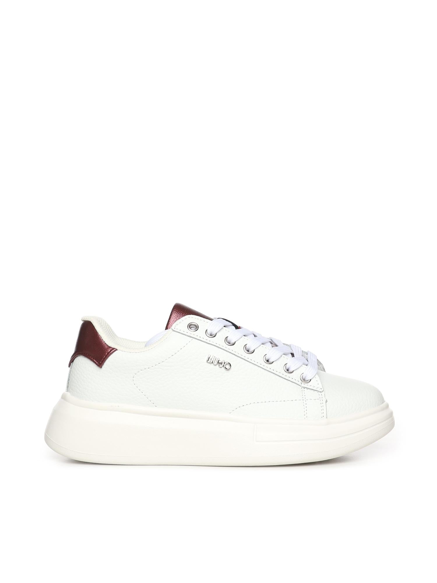 Sneakers in pelle bottalata BF5059PX748 S3909 LIU JO 