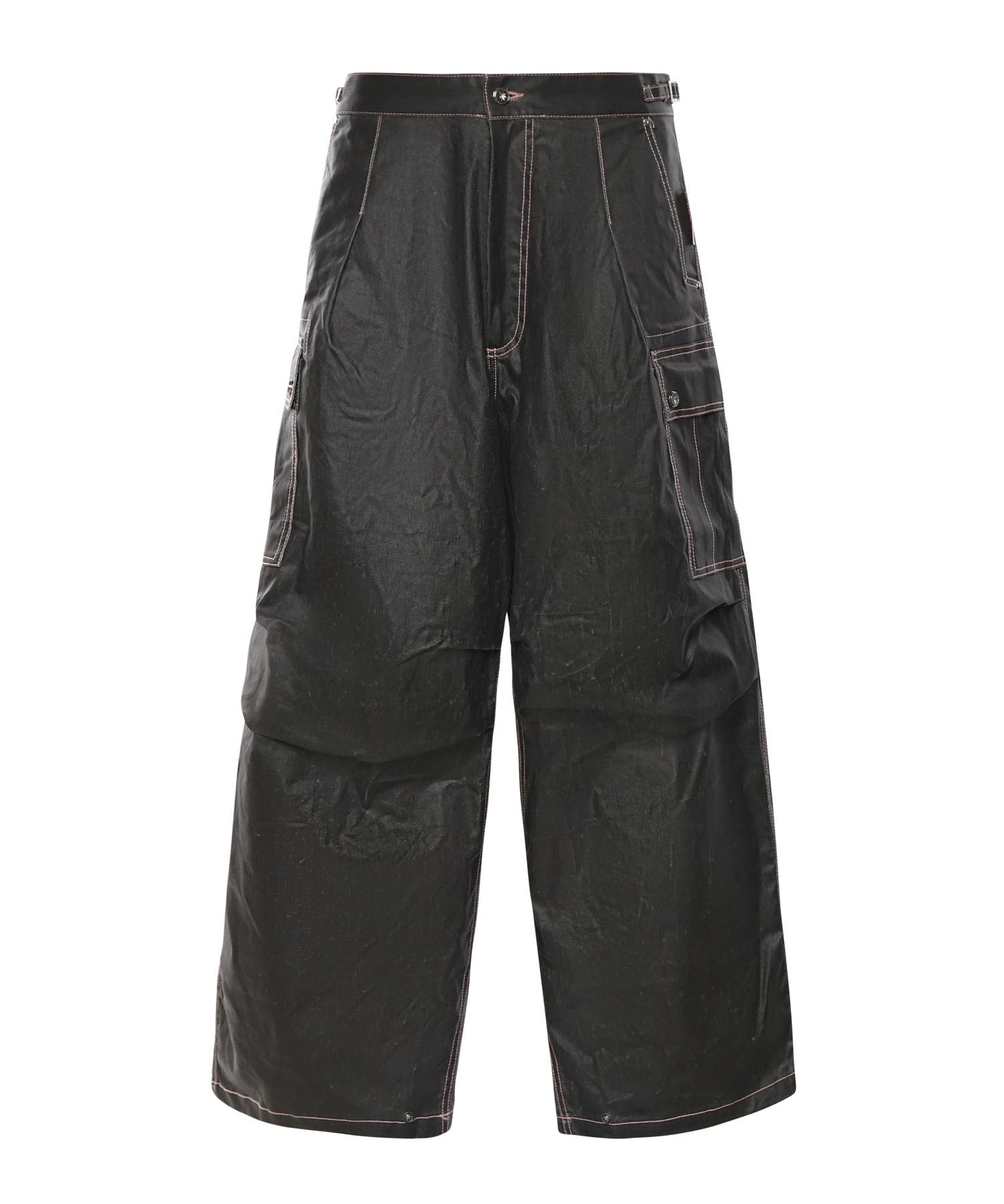 Pantalone Paracadute Cargo DFM03011GF174 BLACK PDF CHANNEL 