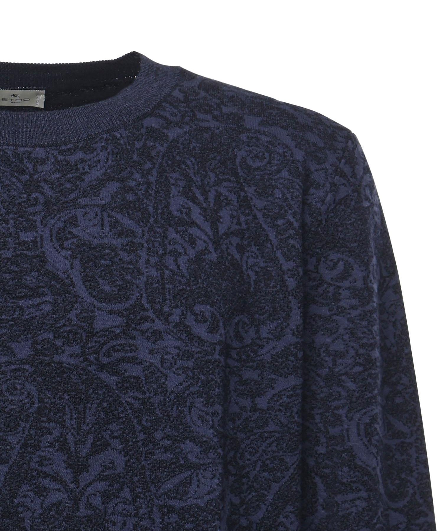 Maglia in cotone e lana jacquard MRKF0096 AQ195S9831 ETRO 