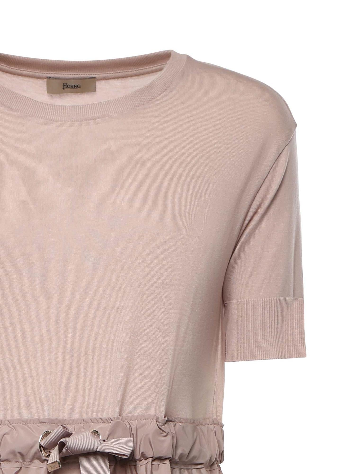Abito in glam knit effect e techno AB000032D 520564035 HERNO 