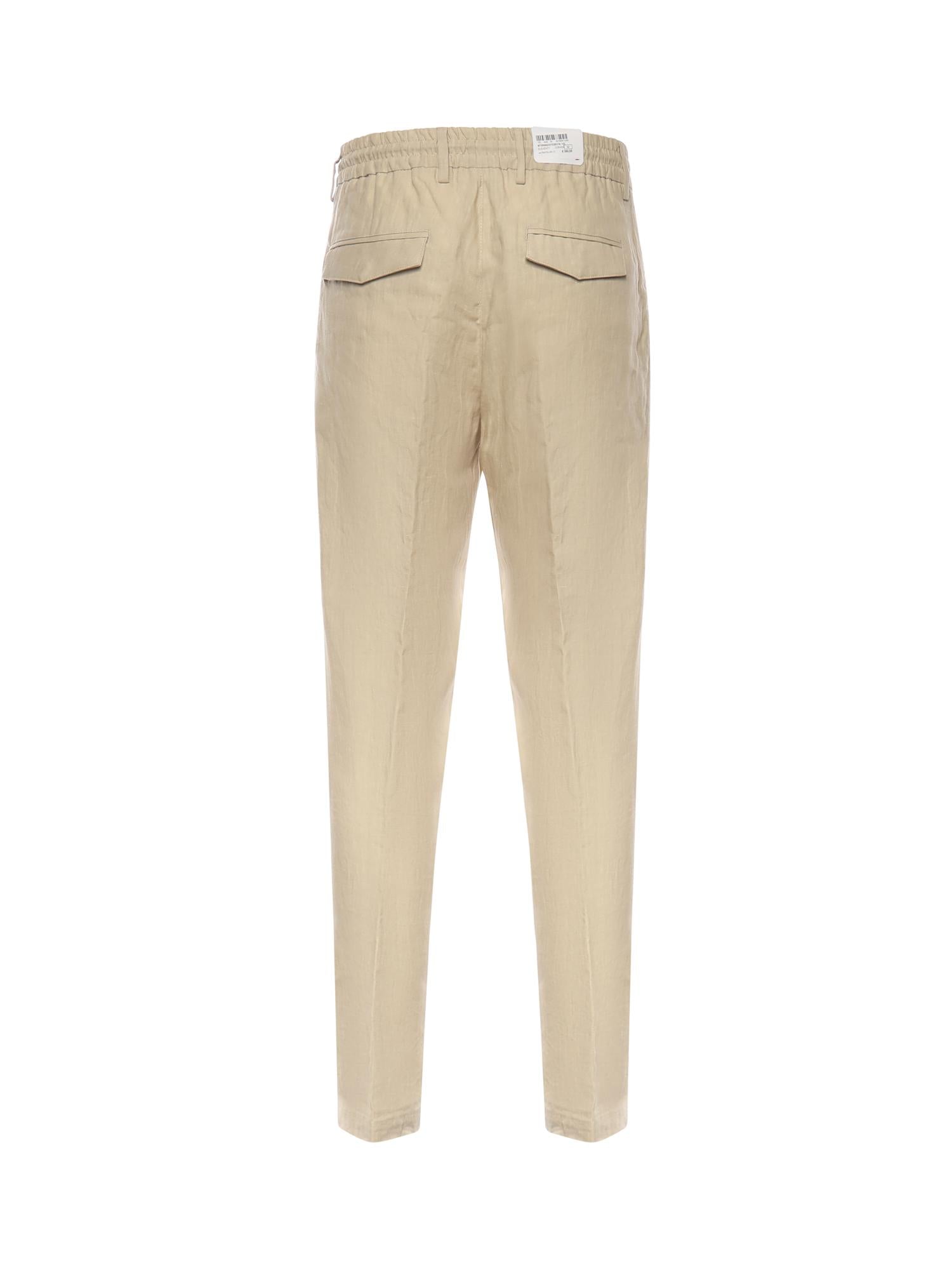 Pantaloni in lino M75PANG03TES0I139 102 ELEVENTY 