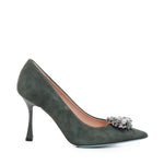 Décolleté Alena in suede ALENA 039 CAMOSCIOVERDE FRATELLI RUSSO 