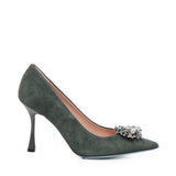 Décolleté Alena in suede ALENA 039 CAMOSCIOVERDE FRATELLI RUSSO 