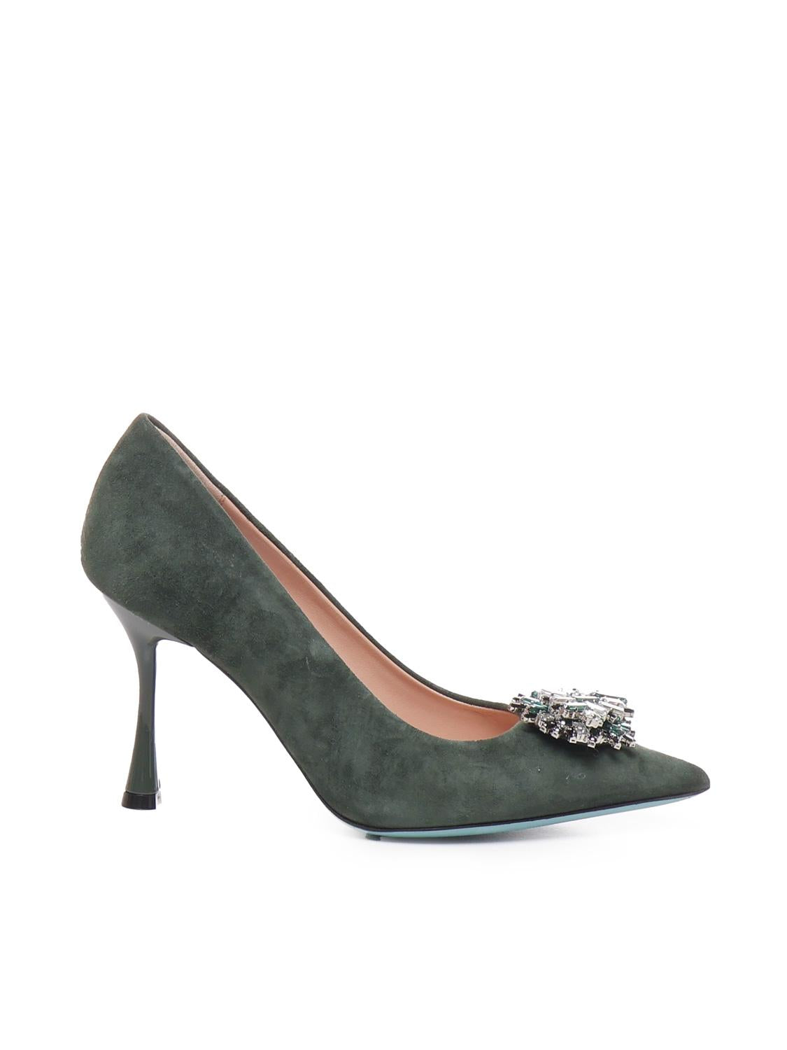Décolleté Alena in suede ALENA 039 CAMOSCIOVERDE FRATELLI RUSSO 