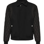 Bomber con maniche trapuntate S74AM1596 S40320900 DSQUARED2 