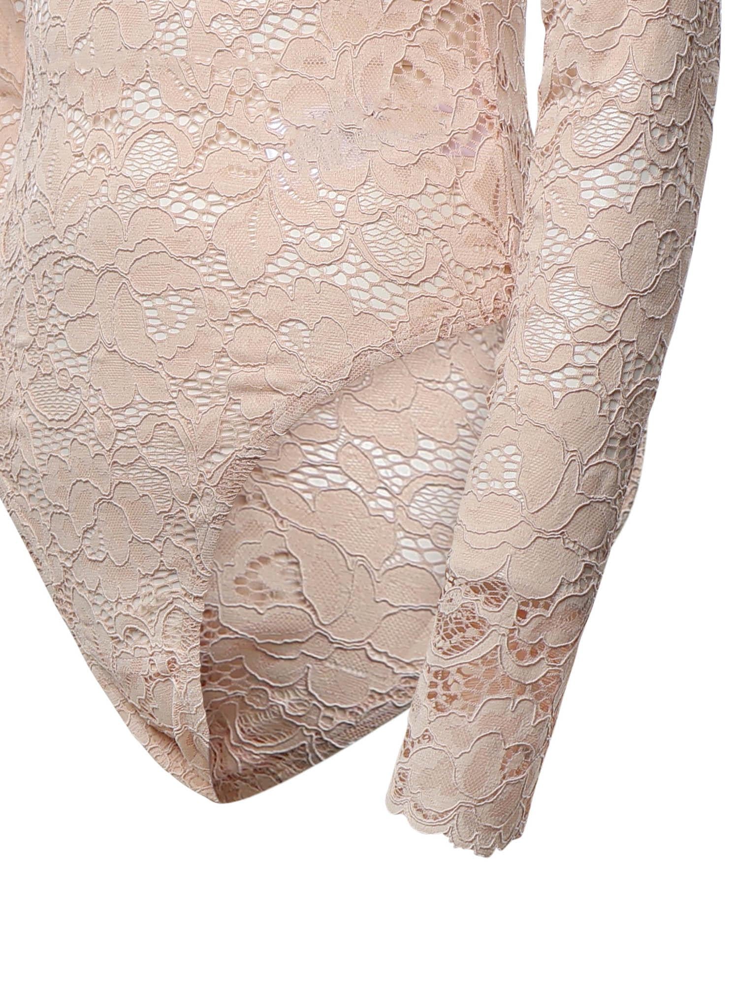 Body in pizzo floreale PF26138BS BG SELF-PORTRAIT 