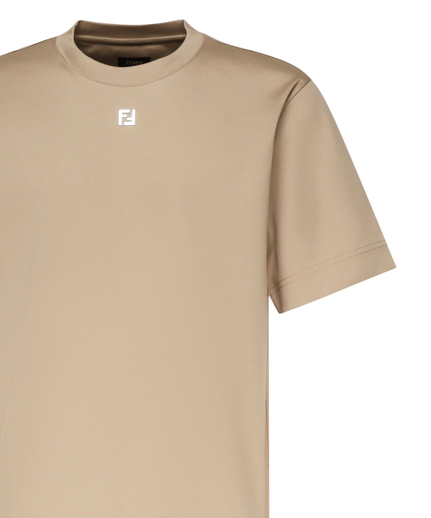 T-shirt in cotone con logo FY0936 ARYYF0QB9 FENDI 