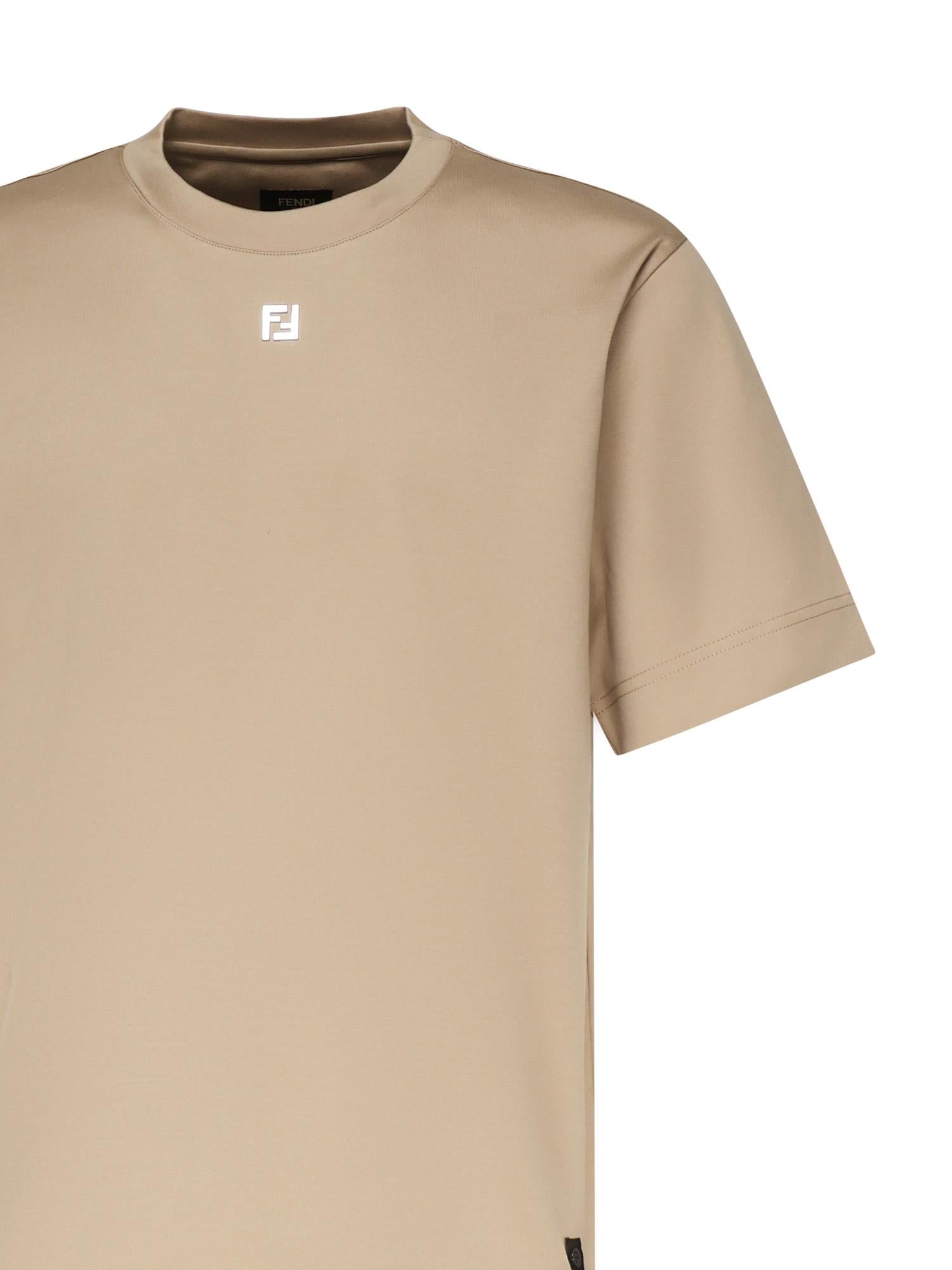 T-shirt in cotone con logo FY0936 ARYYF0QB9 FENDI 