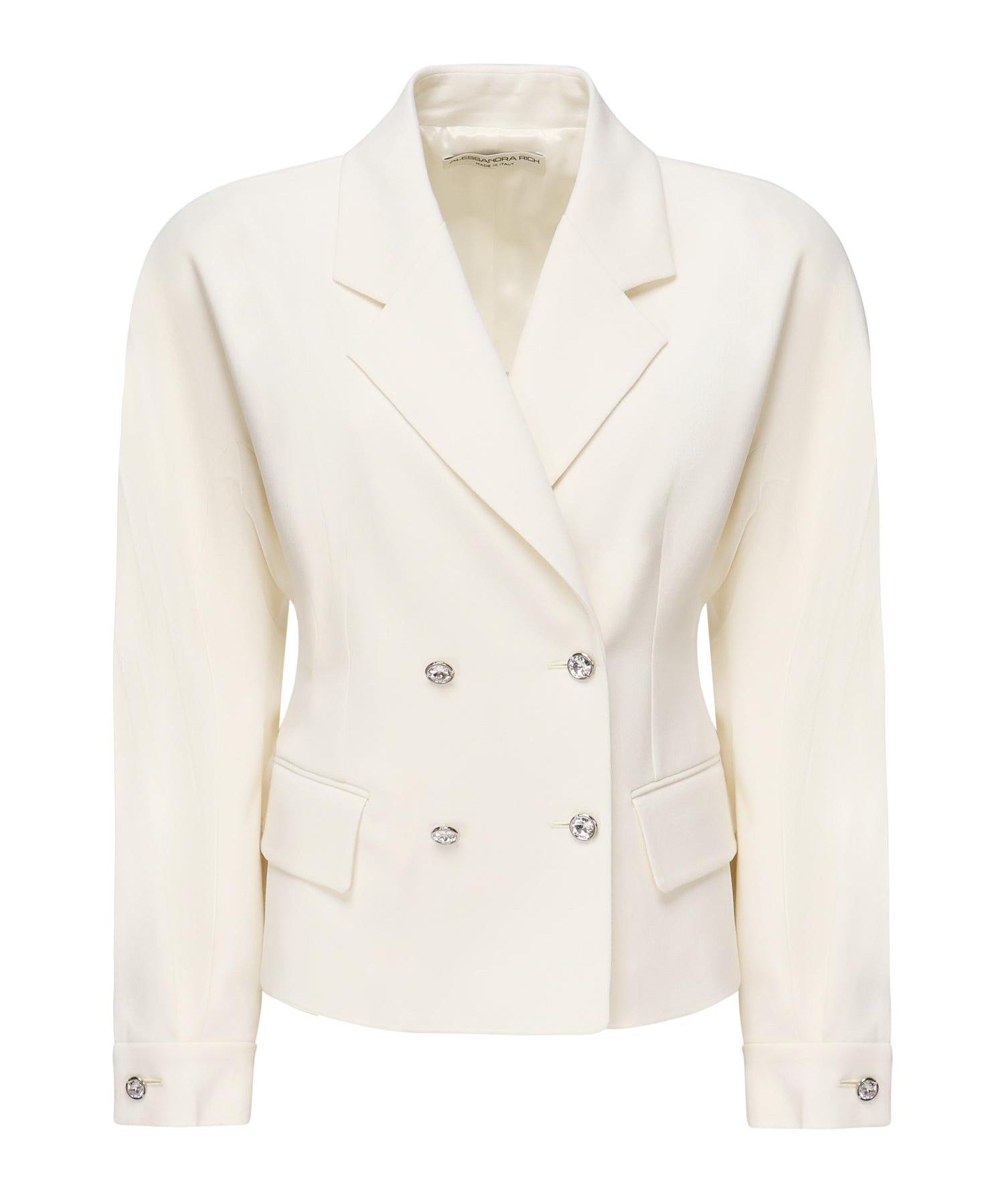 Giacca in crêpe di lana FABX4143F2335 0822 ALESSANDRA RICH 