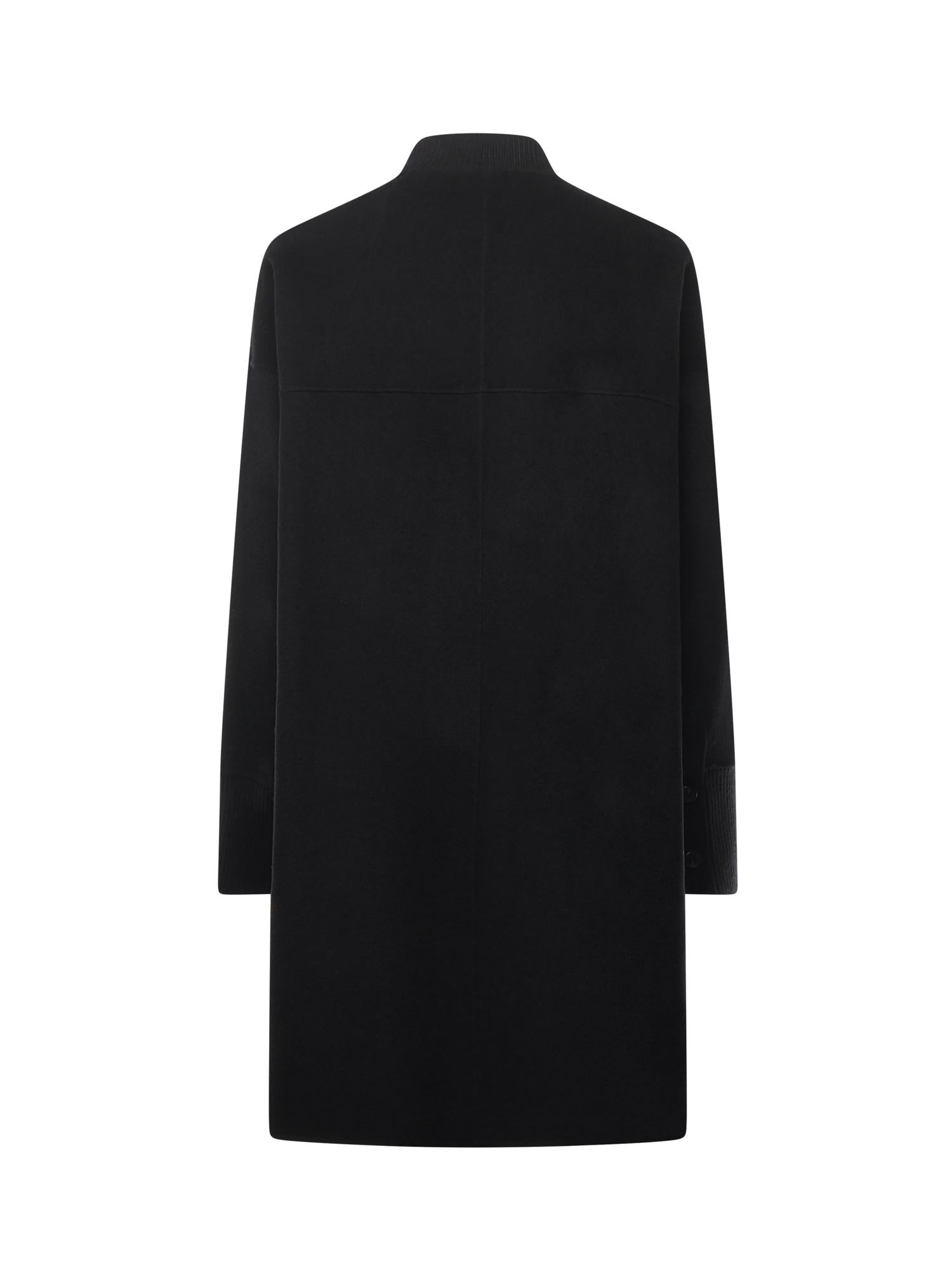 Cappotto lungo in panno double 105404 A1ZQZ99 PINKO 
