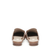 Slippers in pelle con logo SA5035PX460S1853  LIU JO 