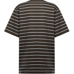 T-shirt in jersey di cotone a righe 115318 2476 ROTATE 