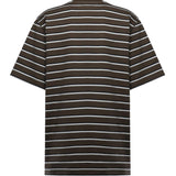 T-shirt in jersey di cotone a righe 115318 2476 ROTATE 