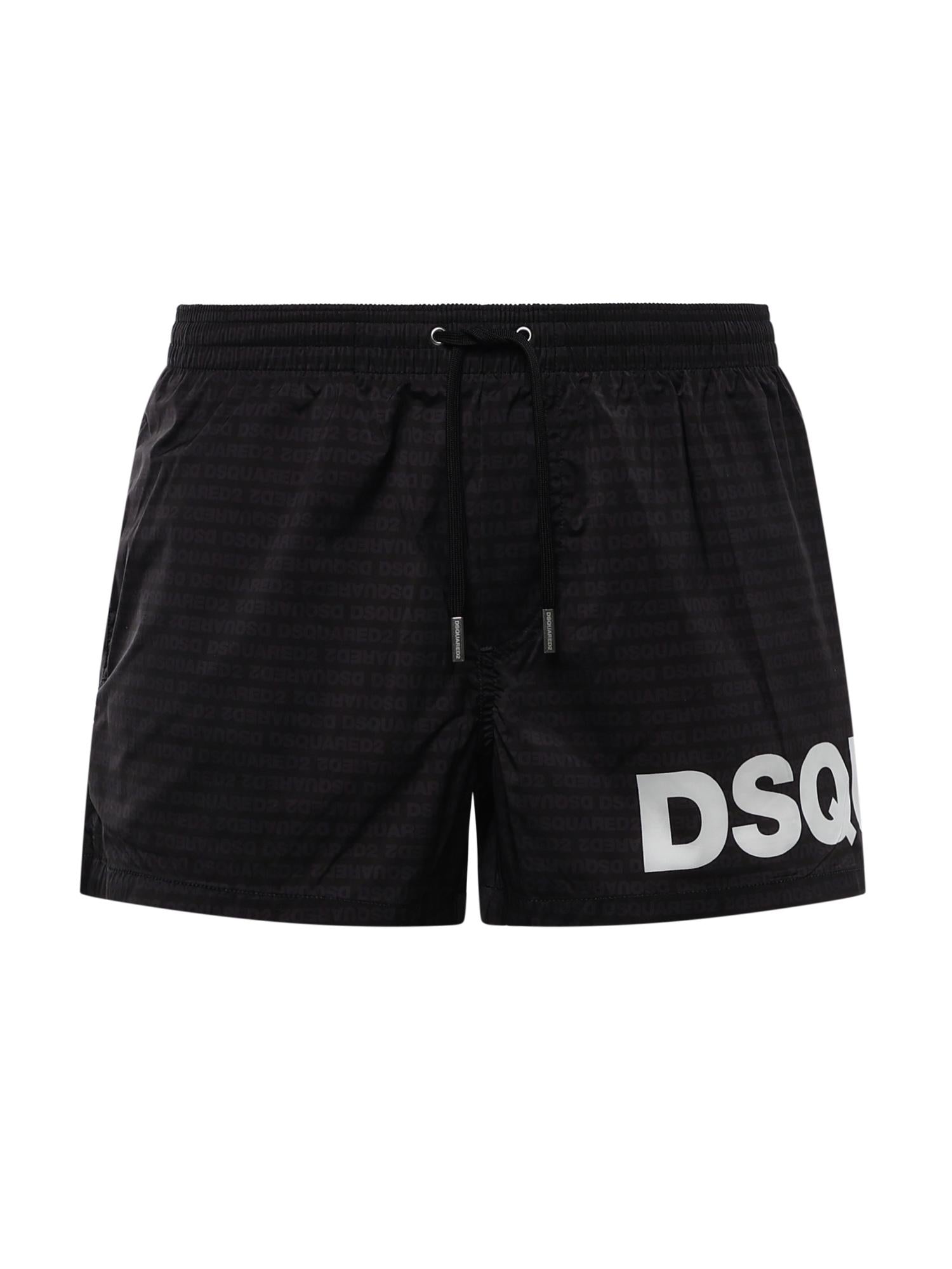 Boxer mare midi con logo D7B5C6600 010 DSQUARED2 