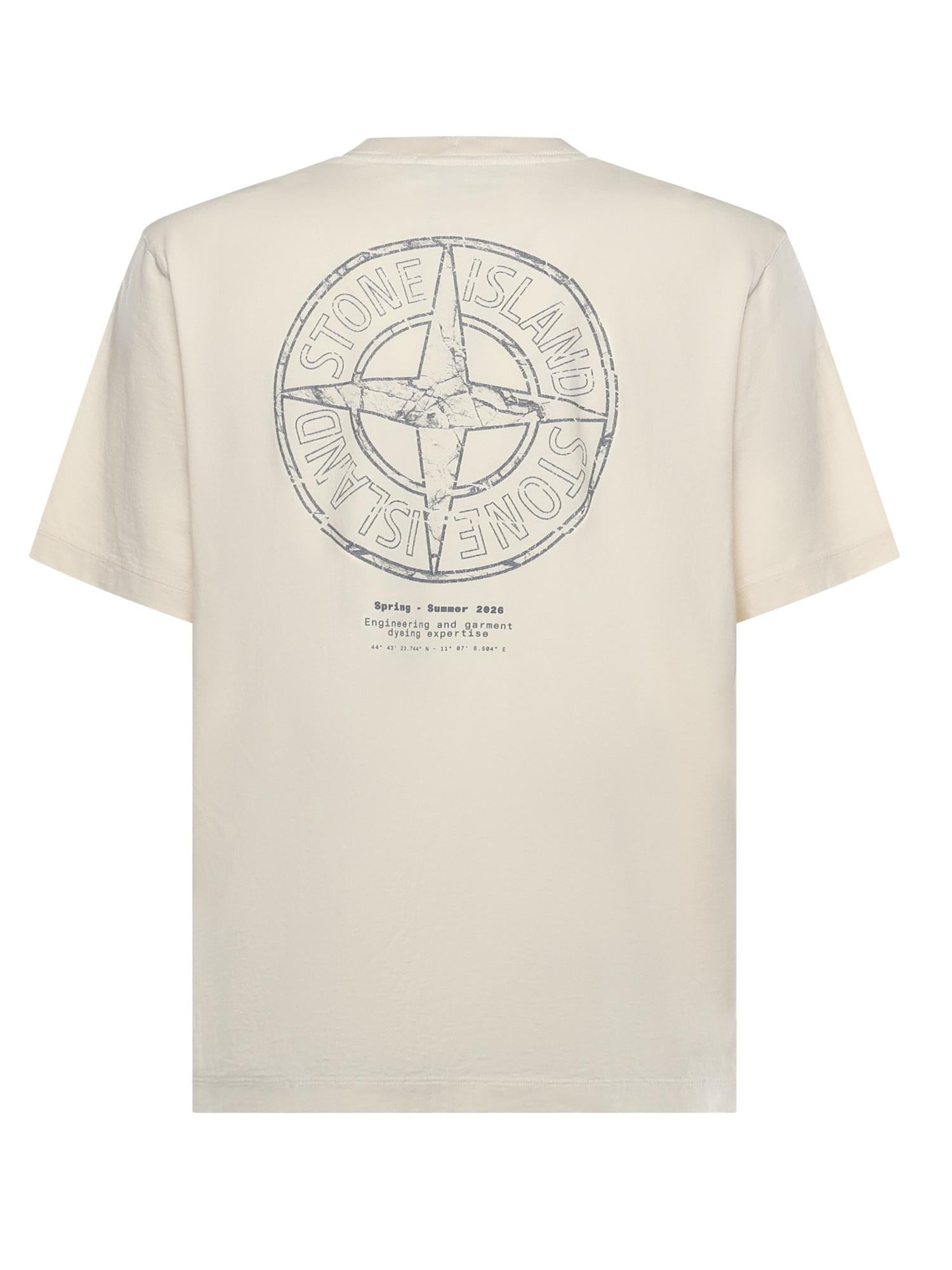 T-shirt con stampa 'Stone' L1S152100001 S0285V0093 STONE ISLAND 
