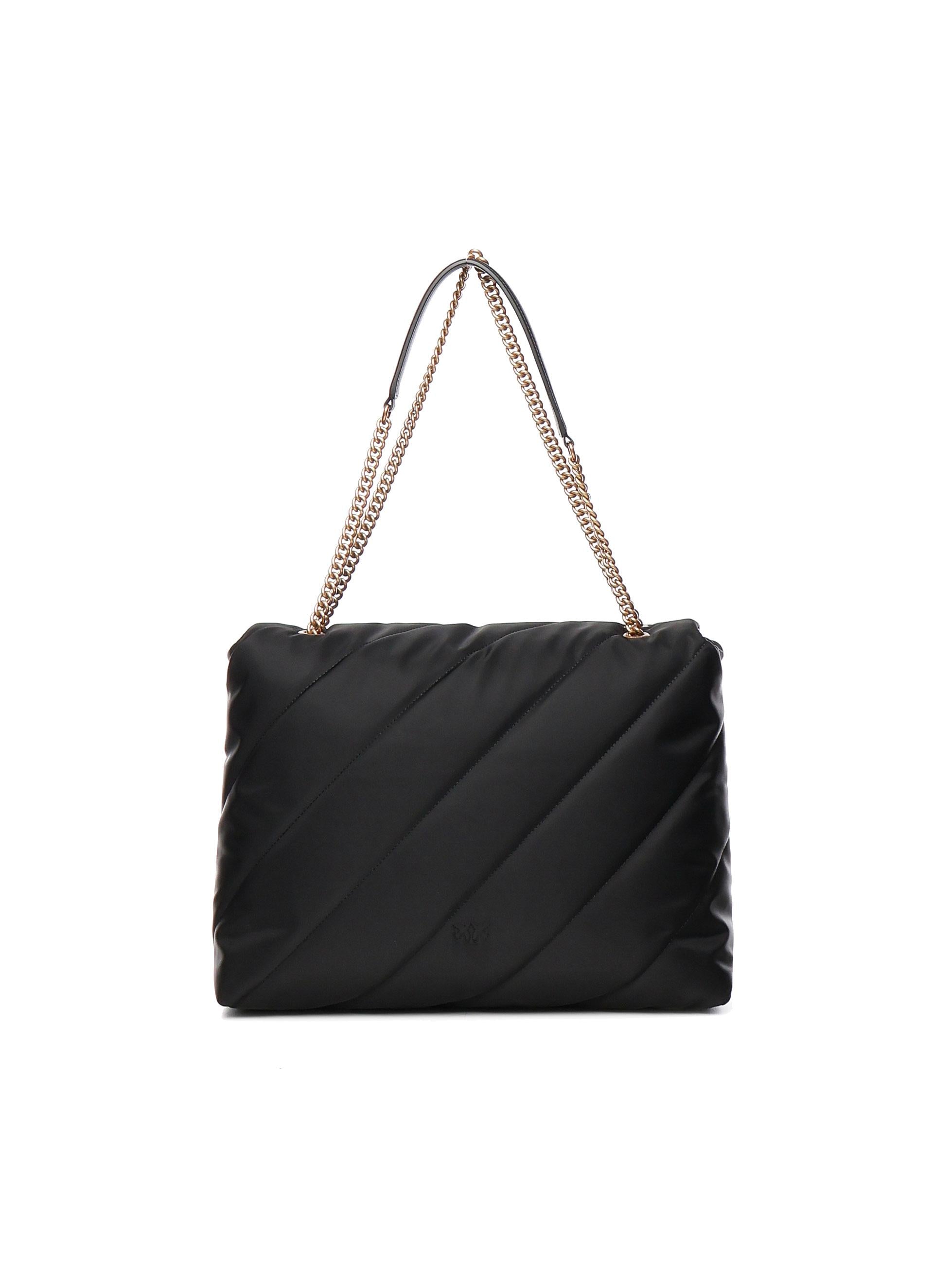 Borsa grande trapuntata Love Bag tessuto riciclato 103347 A05FZ99Q PINKO 