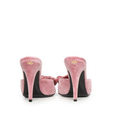 Mules Marie A in velluto con fiocco 8W0S0PK0 XGTEV9 VALENTINO GARAVANI 