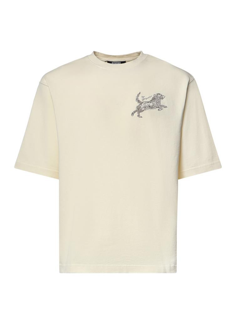T-shirt Rita in jersey di cotone TSU00346AJ00226 015 JACQUEMUS 