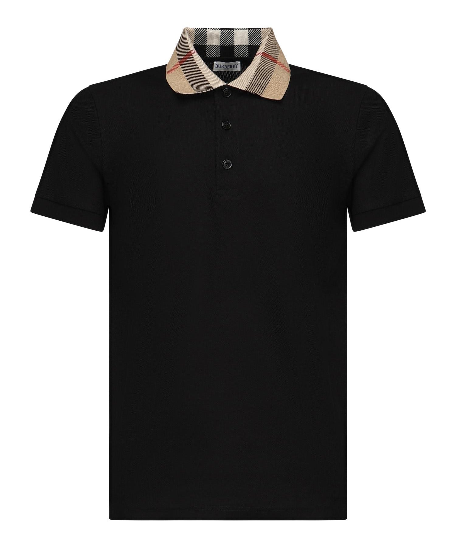 Polo Check in cotone 8071620 A1189 BURBERRY 
