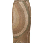 Gonna midi in jersey lamé con stampa Iride 5UJV11 5U867993 PUCCI 