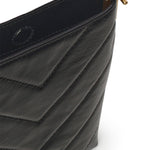 Bustina in pelle motivo chevron 105352 A2W2Z99Q PINKO 