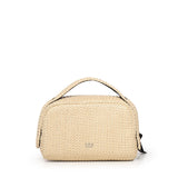 Trousse in rafia con logo 106717 A39YHZ3Q PINKO 
