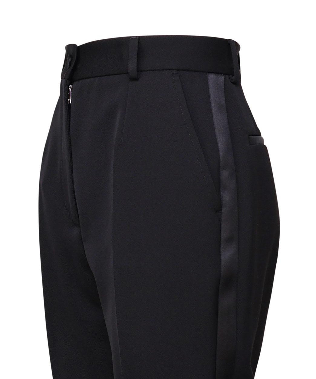 Pantaloni tuxedo in gabardine di lana FTAM0T FU21EN0000 DOLCE & GABBANA 