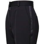 Pantaloni tuxedo in gabardine di lana FTAM0T FU21EN0000 DOLCE & GABBANA 